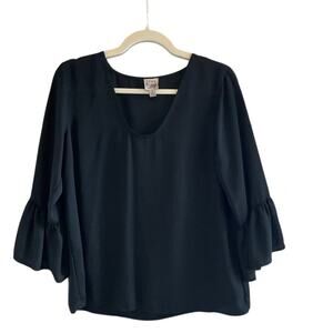 Como Vintage 3/4 Sleeve Blouse - Sz S